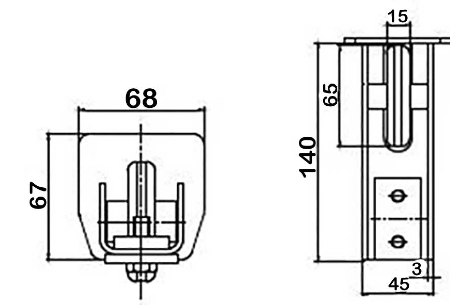 Kit poarta autoportanta XS8 MAX, greutate sustinuta 450kg