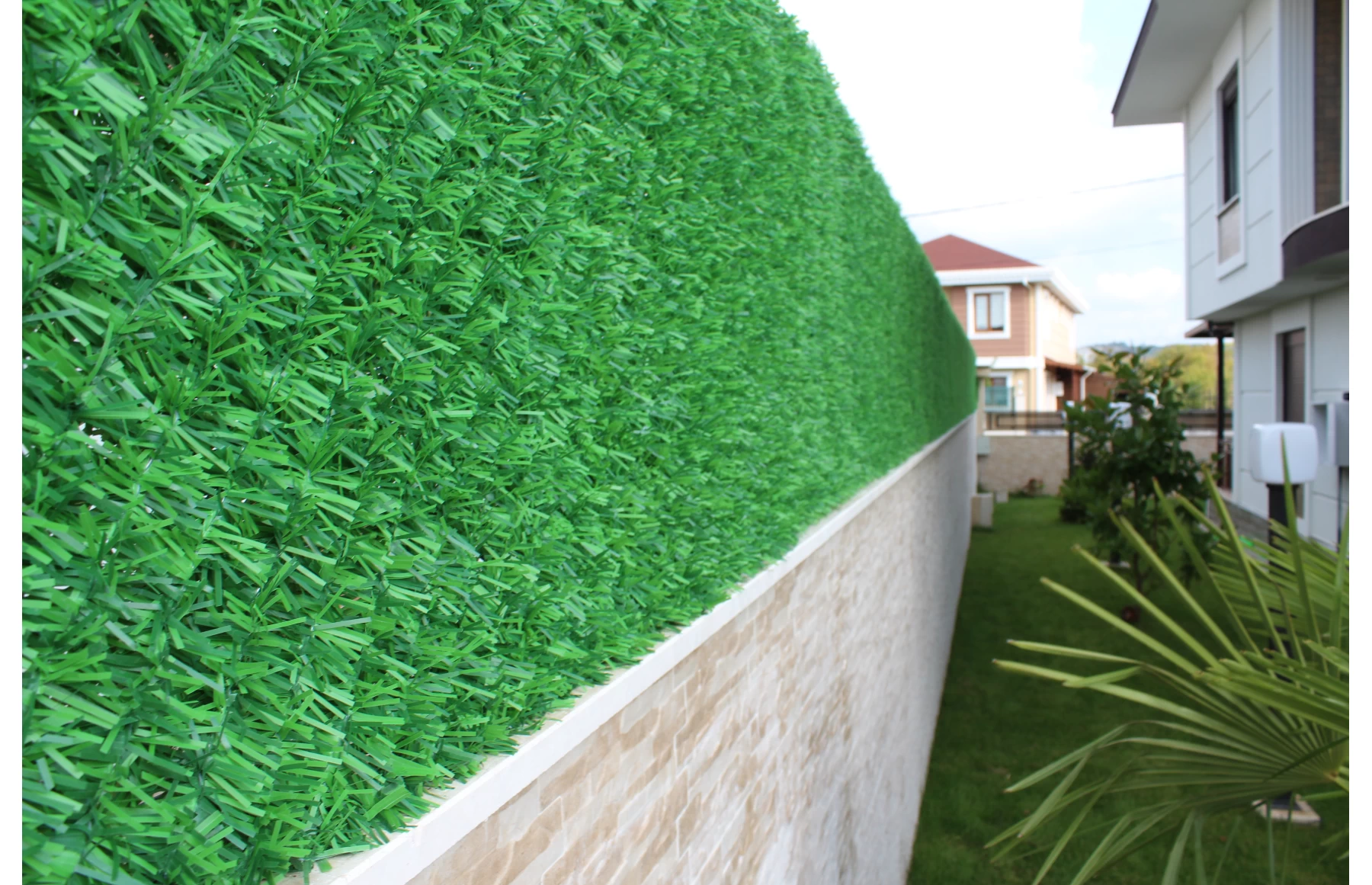 Plasa gard viu artificial, imitatie Gard Viu, plasa paravan verde, 1.7x10metri, Virtuoso