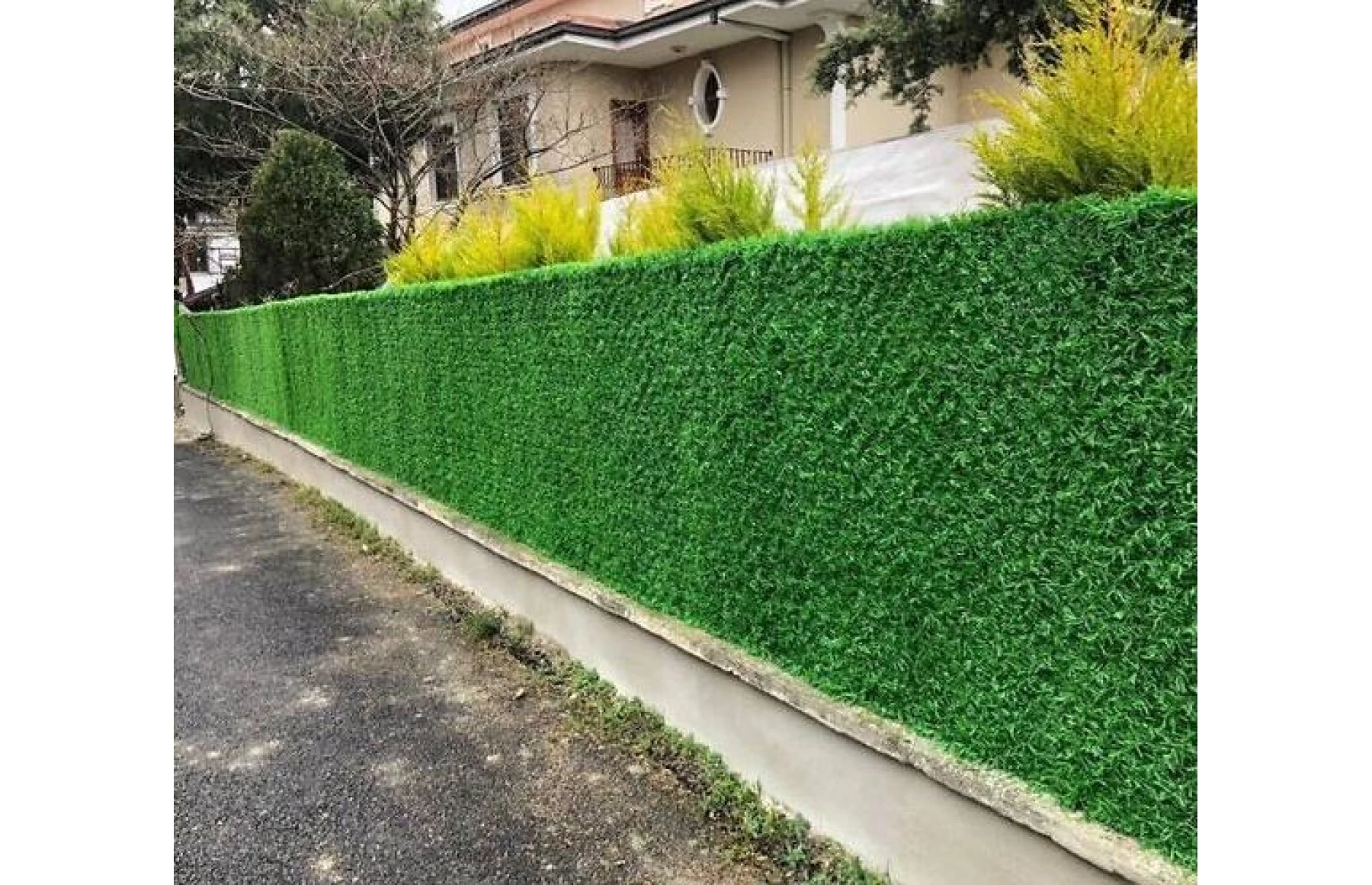 Plasa gard viu artificial, imitatie Gard Viu, plasa paravan verde, 1.7x10metri, Virtuoso