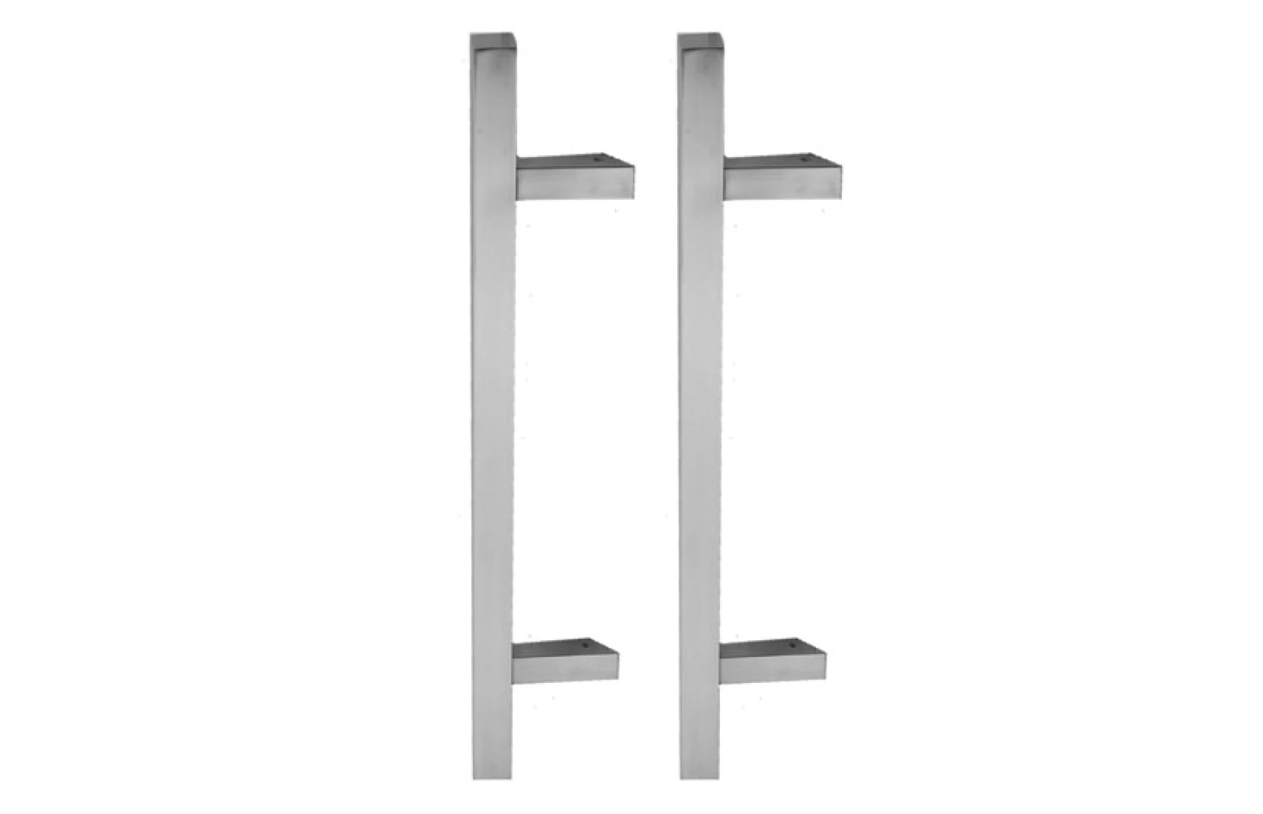 Set manere patrate inox satinat, 30x30mm, Premium, Virtuoso