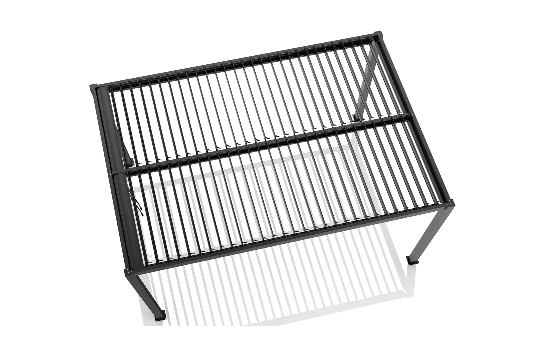 Pergola X Bioclimatica, Pavilion 3x3x2.5metri cu LED, Premium, Aluminiu