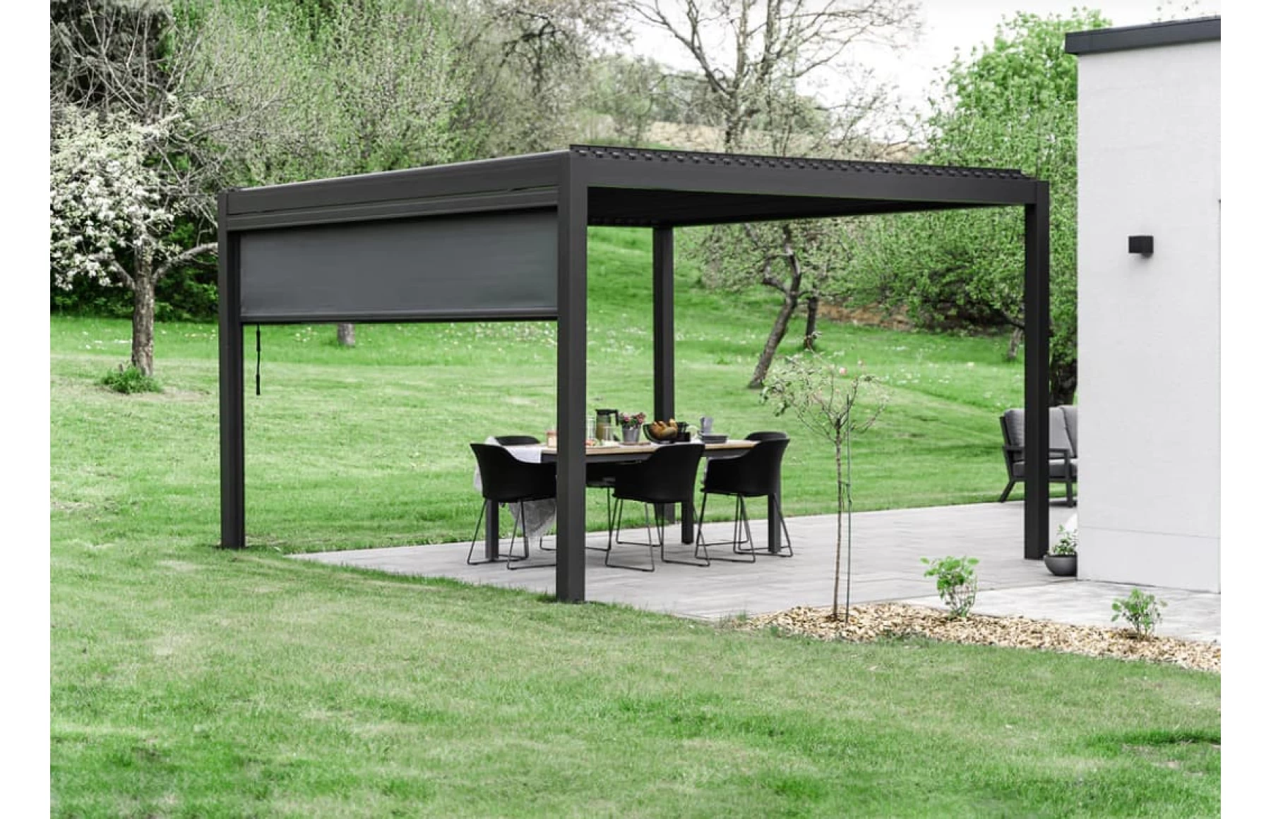 Pergola X Bioclimatica, Pavilion 3x4x2.5metri , Premium, Aluminiu