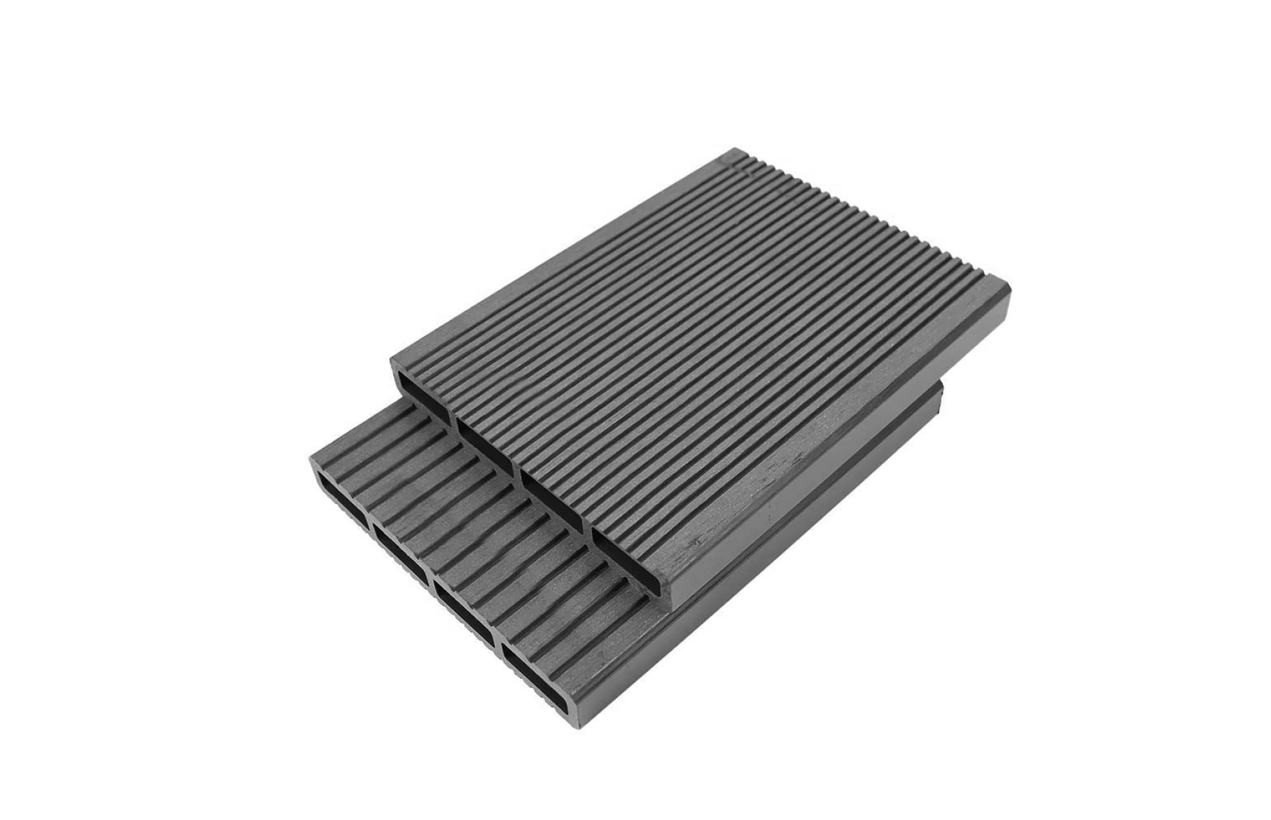Gard WPC Cu Placaj Ares Aluminiu, Hard Strips