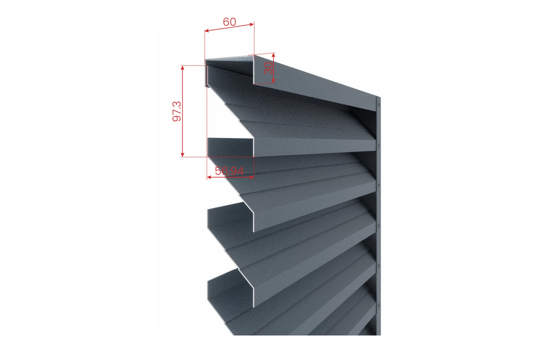 Panou de gard Jaluzea Supreme 1530x2000mm