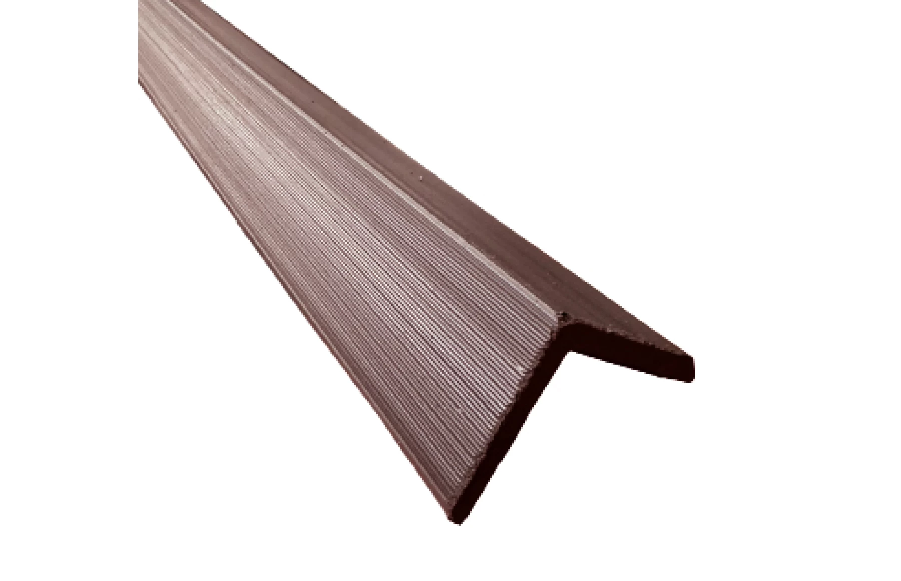 Profil L WPC ,  55 x 55 mm, Lungime: 4000 mm, Maro